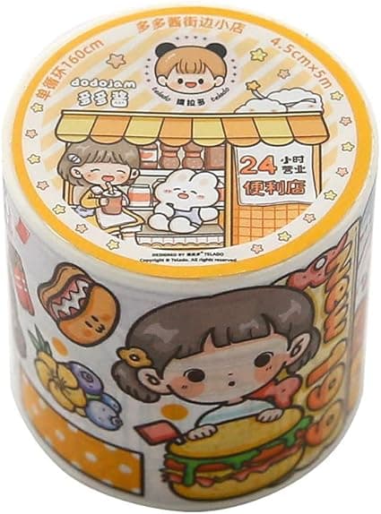 Kawaii Washi Tape Set — Decorative Masking Tape Aesthetic