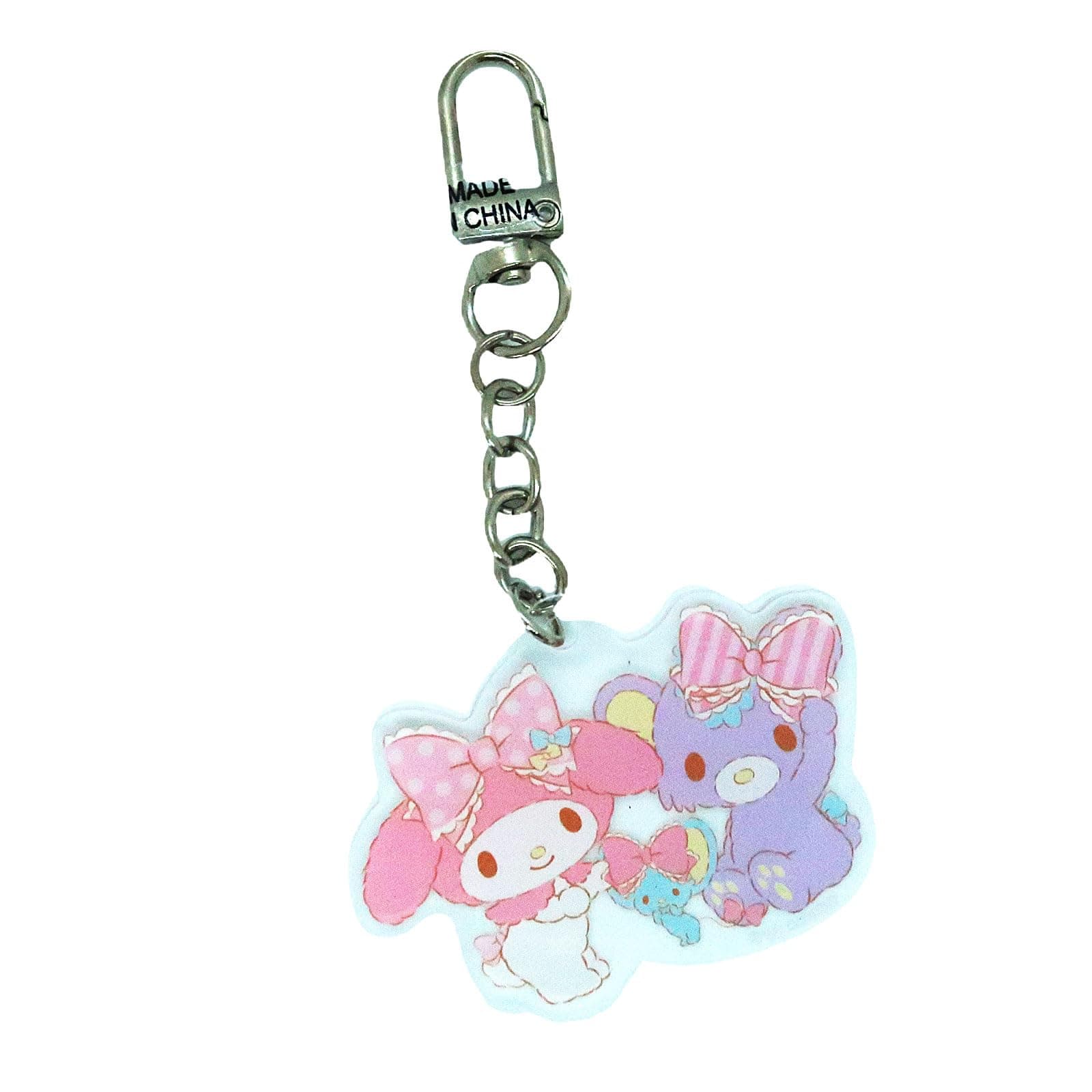 My Melody Cute Kawaii Keychain - Pink Bag Charm Key Ring, Toy ...