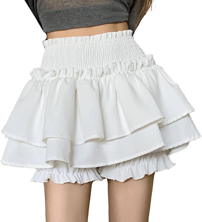 Pastel Goth Lolita Skirt — Kawaii Harajuku Style