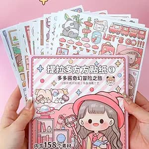 Japanese Cartoon Washi Stickers — 100pc Aesthetic Set