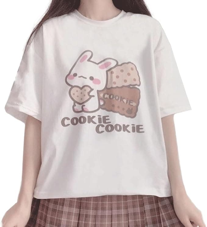 Harajuku Kawaii Fashion Pastel Gothic Casual Style Crewneck Soft ...