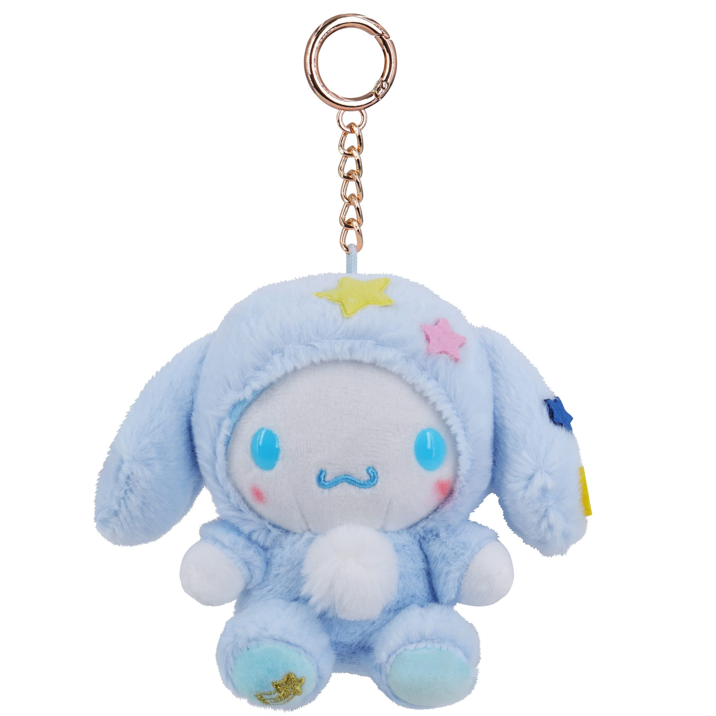 Roffatide Anime Cinnamoroll Keychain Plush Stuffed Key chain ...