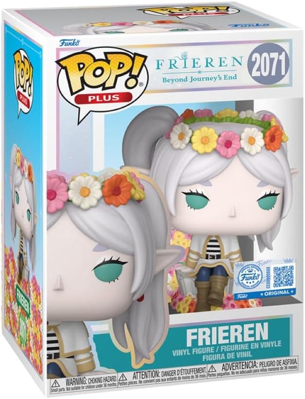 Funko Frieren with Flower Crown Pop! Plus Exclusive Vinyl Figure ...