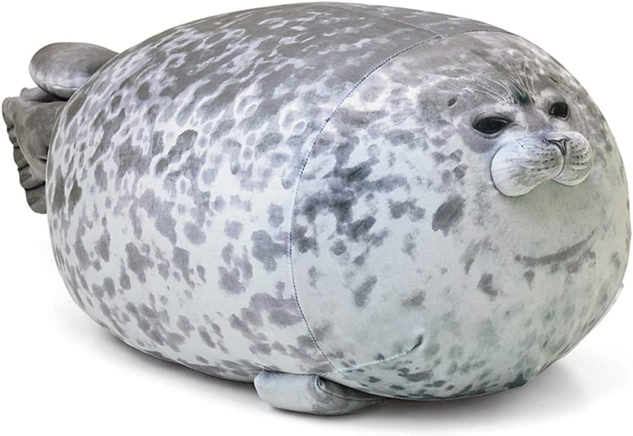 MerryXD Chubby Blob Seal Pillow,Stuffed Cotton Plush Animal Toy ...